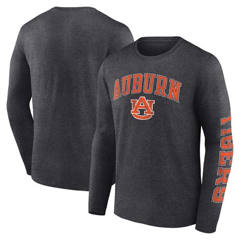 Mens Fanatics Branded Heather Charcoal Auburn Tigers Distressed Arch