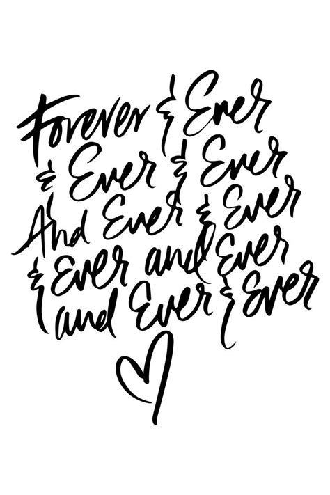 Forever And Ever And Ever Lff002 — Blacksheep Paper Co Typography Inspiration Typography