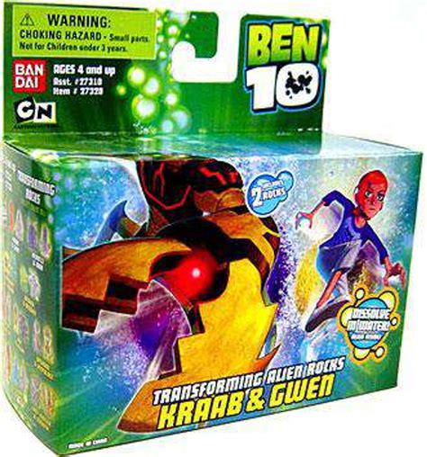 Ben 10 Transforming Alien Rocks Kraab Gwen 1 Mini Figure Set Loose ...