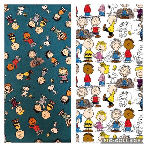 Peanuts Gang Snoopy Television Pop Culture Movie Fat Quarters - Etsy