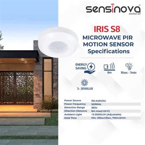 Sensinova Sensnova Pir Motion Sensor Iris S Degree At Rs