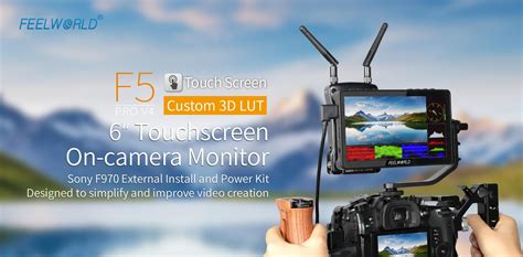 Feelworld F Pro V Inch Touch Screen Dslr Camera Field Monitor D