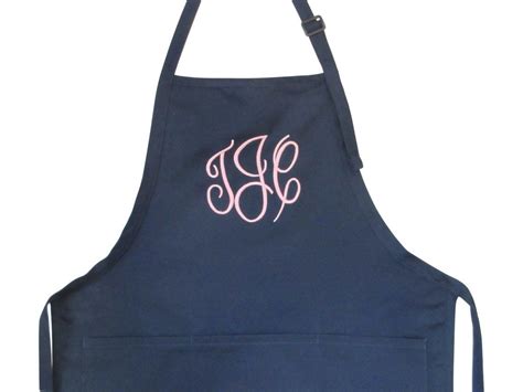 Personalized Aprons For Women Monogrammed Aprons Etsy Womens Aprons