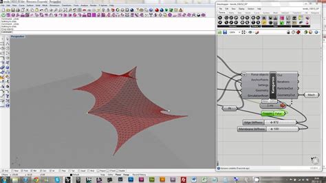 Tensile Membrane In Kangaroo Youtube