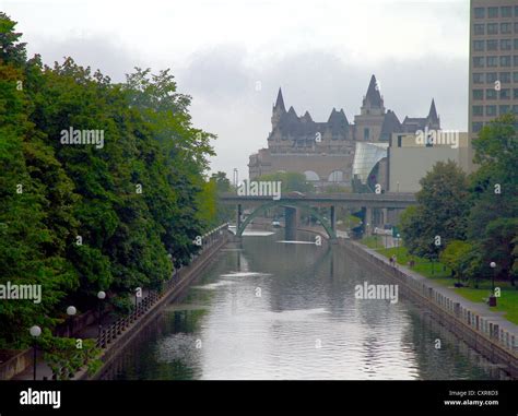 Ottawa Rideau Canal Stock Photo - Alamy