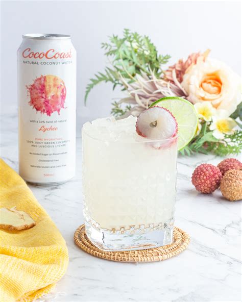 Lychee Ginger Fizz Cococoast Australia