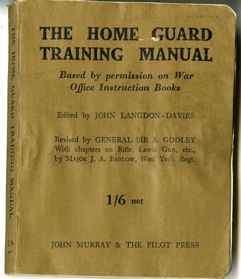 The Home Guard Training Manual | Littlehampton Museum