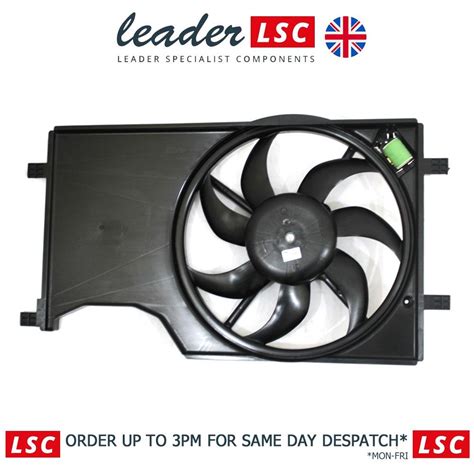 Lsc Genuine Vauxhall Radiator Cooling Fan Motor And Housing