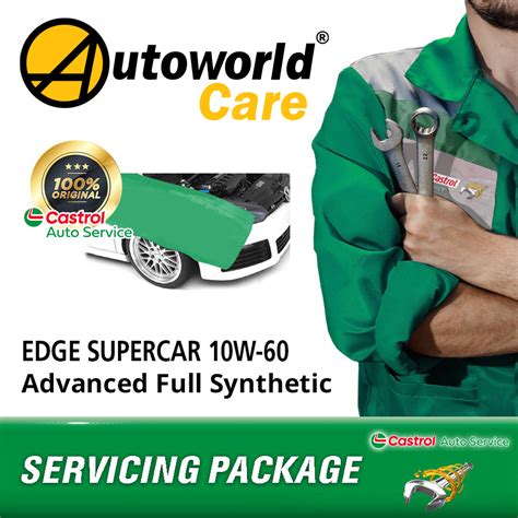 Castrol Edge Supercar W Fully Synthetic Servicing Package L