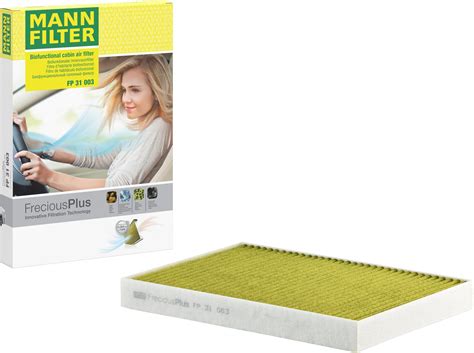 MANN-FILTER FP 26 009 Cabin Air Filter - CARS + TRANSPORTERS : Amazon ...