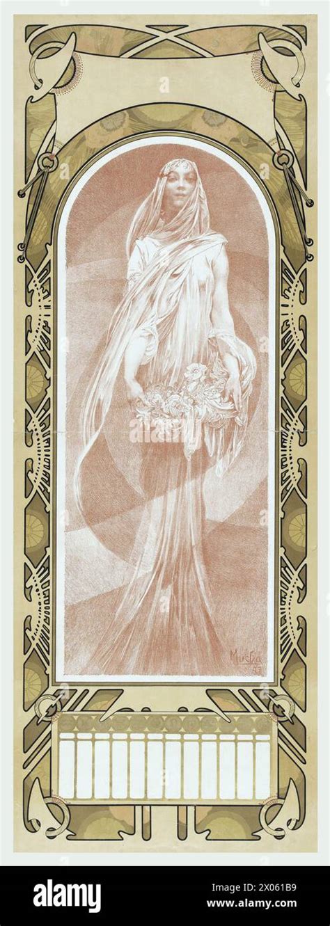 Belle Epoque Alphonse Mucha Alfons Maria 1860 1939 Locandina Immagini E