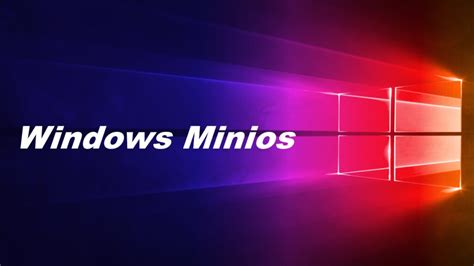 Qué es Windows Minios Cultura Informática