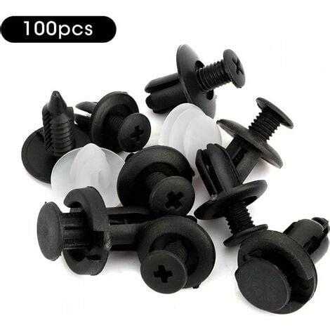 Ahlsen Pcs Rivet Clips Plastique Voiture Clips D Aile En Plastique