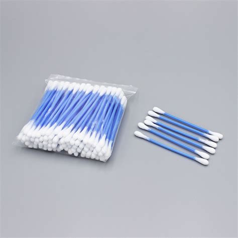 Custom Made Eco Friendly Bamboo Stick Cotton Swabs Ear Cleaning Bud