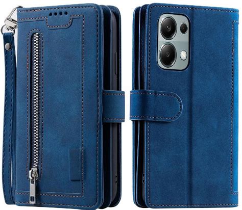 Flip Etui Dla Xiaomi Redmi Note 13 4G Kickstand 9 Gniazda Na Karty