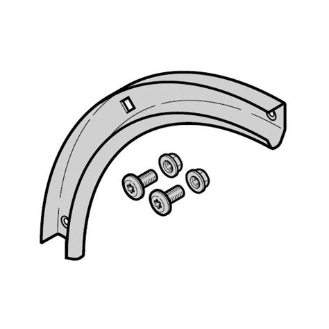 Courbe De Rail De Guidage De Porte De Garage Sectionnelle Hormann