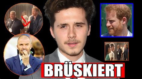 Brooklyn Beckham brüskierte Harry weil er seinen Vater bei den