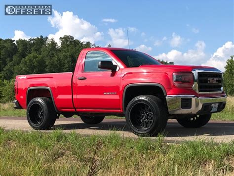 2014 Gmc Sierra 1500 Wheel Offset Aggressive 1 Outside Fender