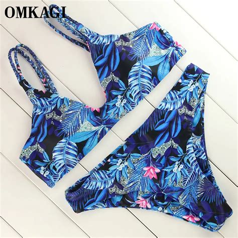 Omkagi Brand Sexy Bikini Swimsuit Swimwear Women Micro Bikinis Set