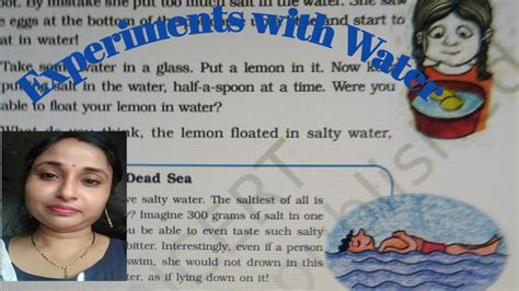 Class 5 EVS Ch 7 Experiments With Water Pg 64 65 YouTube