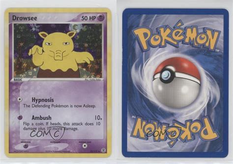 2004 Pokémon EX FireRed LeafGreen Reverse Foil Drowzee Drowsee 32