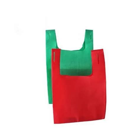 W Cut Printing Quality 70 Gsm Colour Non Woven Carry Bags At Rs 155 Kg