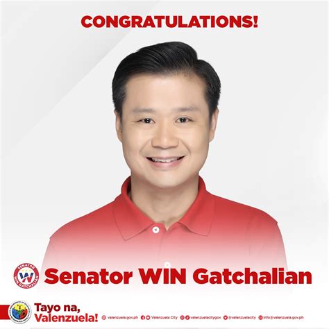 Valenzuelacity On Twitter Congratulations To Our Very Own Senator Win