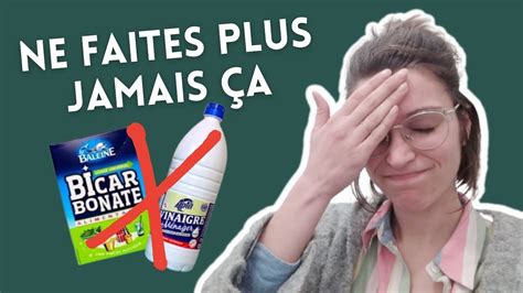 Vinaigre blanc bicarbonate de soude vous ne l utilisez peut être pas