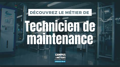 D Couvrez Le M Tier De Technicien De Maintenance H F Youtube