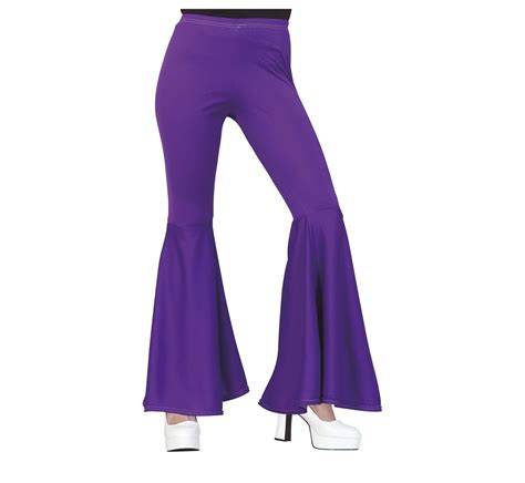 Disco 70S Broek Paars Dames Partywinkel