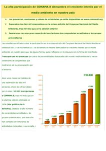 Congreso Nacional Del Medio Ambiente Conama