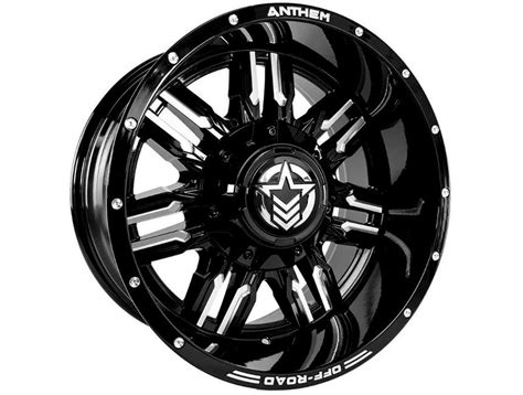 Anthem Off Road Milled Gloss Black Equalizer Wheels RealTruck