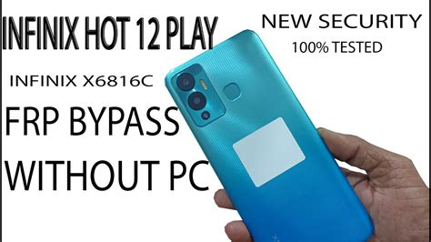 INFINIX HOT PLAY FRP BYPASS WITHOUT PC YouTube