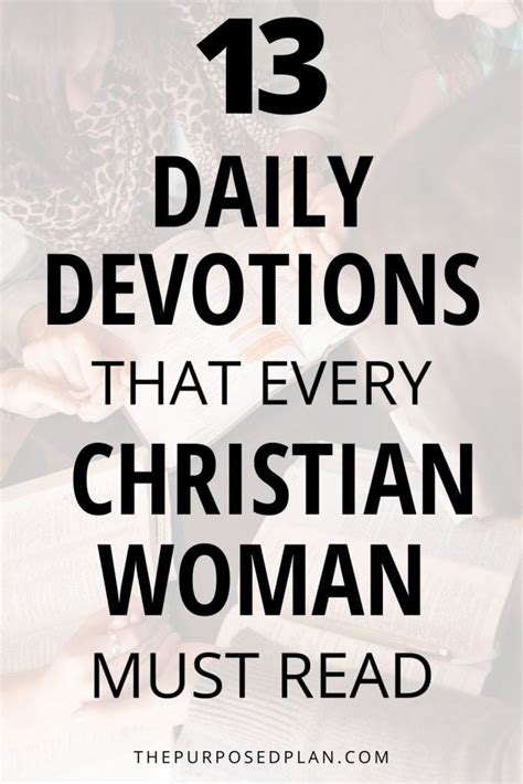 Daily Devotionals For Women Daily Bible Devotions Daily Devotional