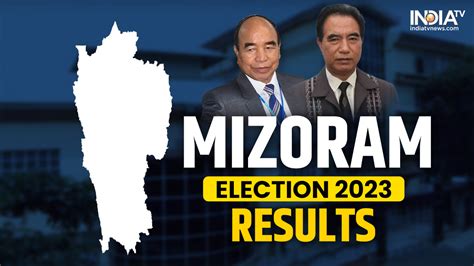 Mizoram Election Results 2023 Live Zpm Gets Majority Wins 27 Of 40