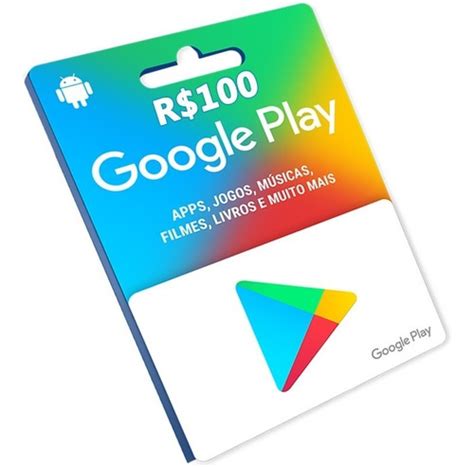 Cart O Google Play R Reais Br Store Gift Card Android Mercado Livre