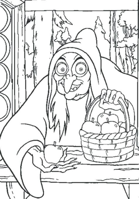 Evil Witch Coloring Pages At Free Printable Colorings Pages To Print And Color