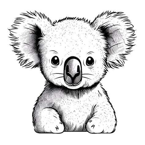 Koala Ausmalbild Kostenlos Herunterladen