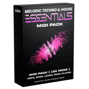 Melodic Techno House Essentials Midi Pack Esential Music Productions