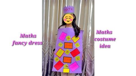 Maths Costume Idea Maths Fancy Dress Maths Week Costume Youtube