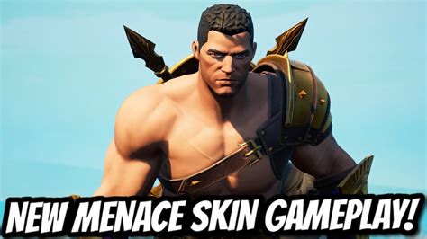 NEW MENACE SKIN GAMEPLAY ALL UNLOCKABLE STYLES Fortnite Battle