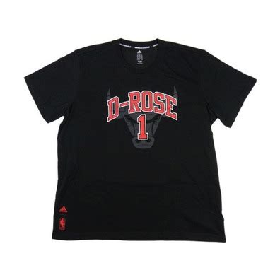 Adidas Camiseta Niño NBA Nick Name D Rose Bulls Nº 1 negro