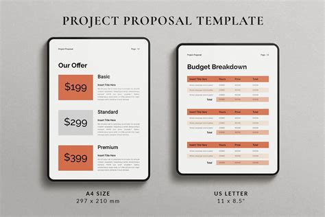 Project Proposal Template Design Layout - Design Cuts