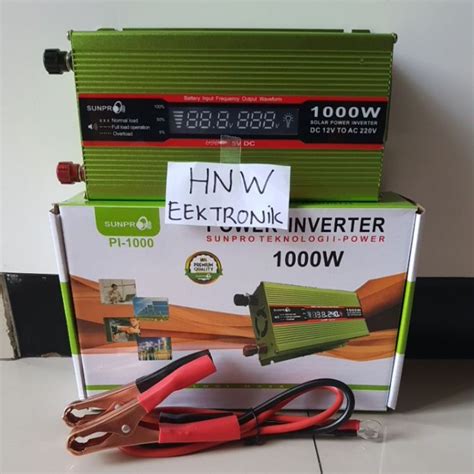 Jual Power Inverter Sunpro PI 1000 Watt 1000w 1000 W 12V Layar Digital