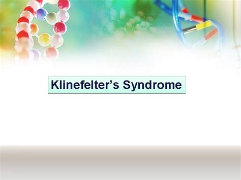 Medical Genetics Lecture Klinefelter Turner Down Syndrome Muhammad