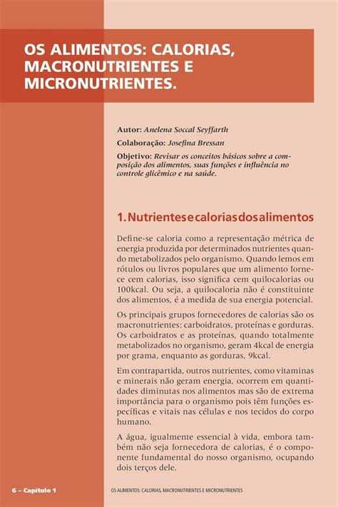 Departamento de Nutrição e Metabologia da SBD Manual de Nutrição