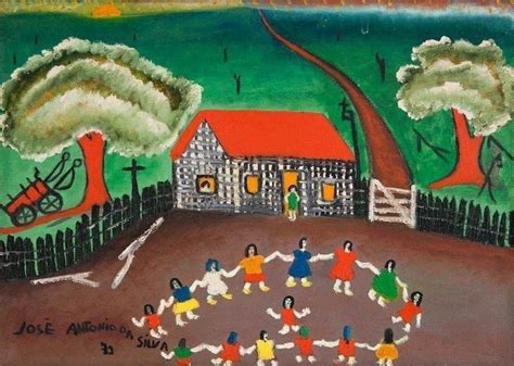 Jos Ant Nio Da Silva American Folk Art Painting Artist