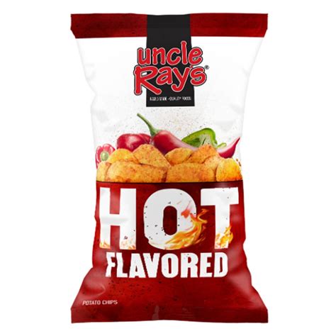 Uncle Ray S Hot Flavored Potato Chips