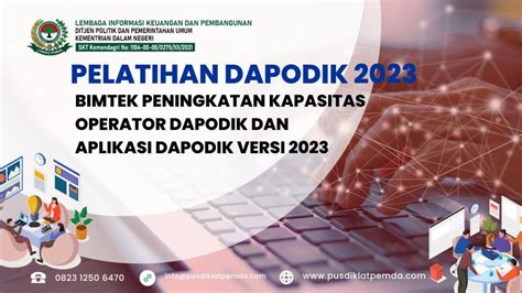 Bimtek Operator Dapodik Dan Aplikasi Dapodik Versi