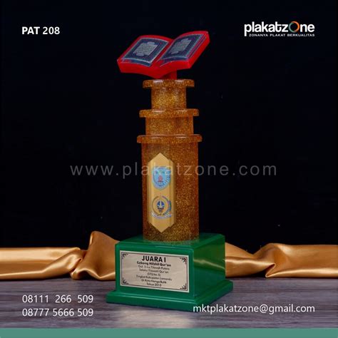 Tempat Pembuatan Piala Mtq Plakatakrilik Id